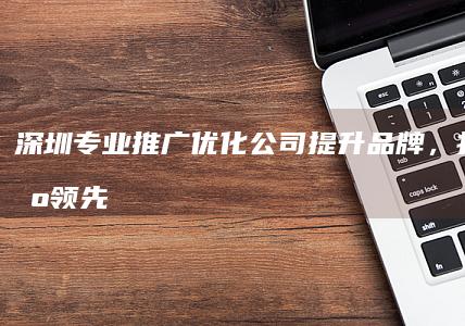 深圳专业推广优化公司：提升品牌，打造市场领先地位